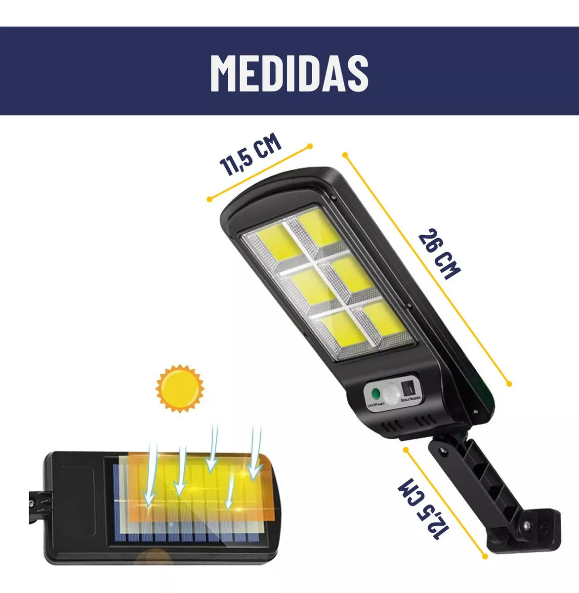 SolarGuard™- Luz solar con sensor y control 🚨PROMOCIÓN PAGAS 01 LLEVAS 02🚨