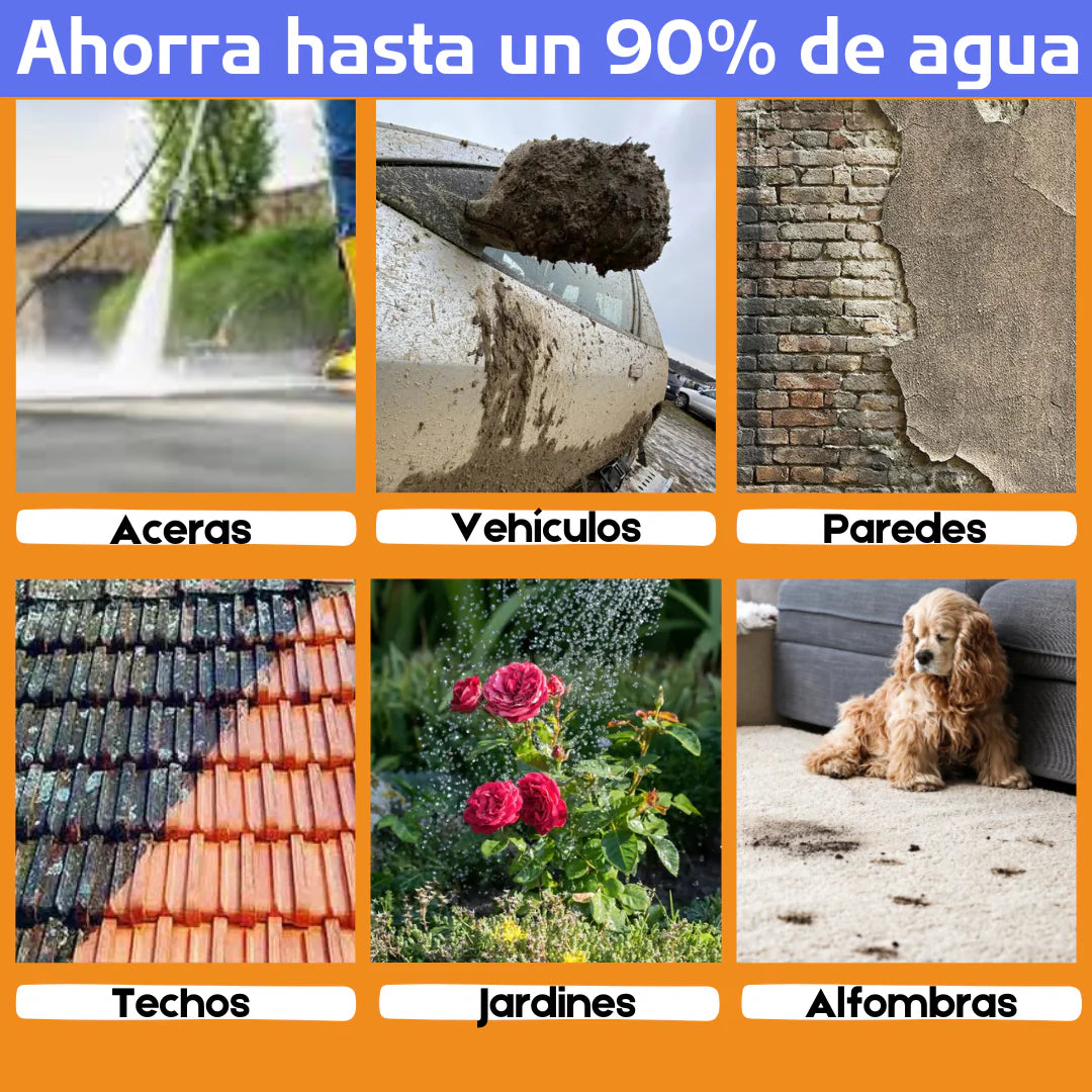 HydroPro™ - Hidrolavadora Recargable de Alta Presión Inalámbrica