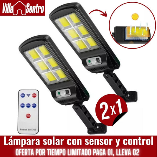 SolarGuard™- Luz solar con sensor y control 🚨PROMOCIÓN PAGAS 01 LLEVAS 02🚨