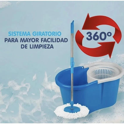 SpinClean™ – Trapero Giratorio 360° + 01 MOPA DE REGALO 🎁