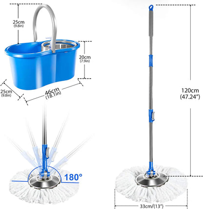 SpinClean™ – Trapero Giratorio 360° + 01 MOPA DE REGALO 🎁